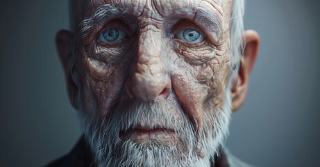 Canvas Print - man aging concept