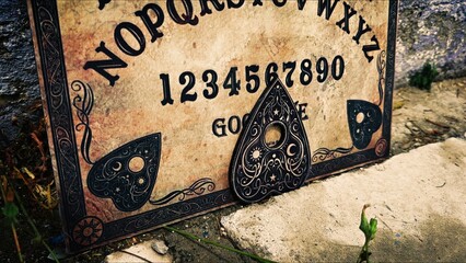 Wall Mural - Witchcraft Spiritual Halloween Game Ouija Board