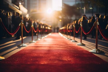 Poster - Premiere carpet light red.