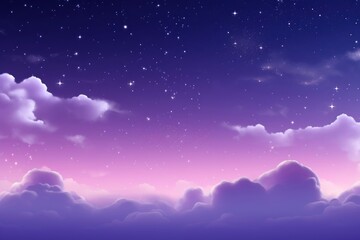 Wall Mural - purple night sky backgrounds.