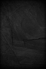 Wall Mural - Dark grey black slate background or texture.