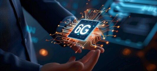 Symbolizing modern technology 6G