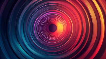 Poster - abstract background with circles