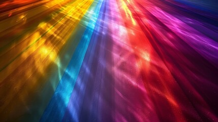 Wall Mural - Spectrum Light Beam Art