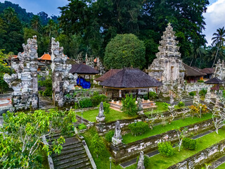 Canvas Print - Pura Kehen in  in Cempaga, Bangli Regency, Bali, Indonesia