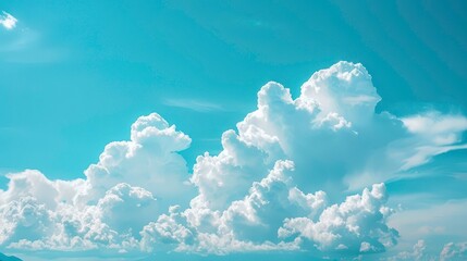 blue sky with clouds