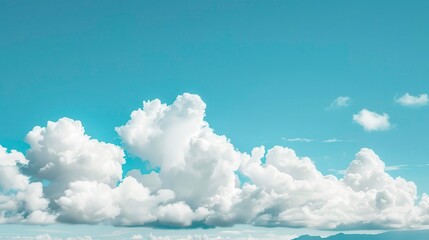 Wall Mural - blue sky and clouds