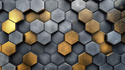 hexagon shape background	