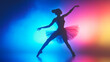 © Papisut - A professional dancer performing. dancer performing stage professional dance costume talent movement artistic spotlight.