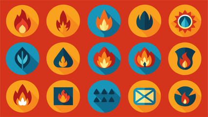 fire borders. Flame frame, blazing dividers, hot flaming banners. Wildfire campfire and ignite elements, fire trail and flammable border isolated vector set