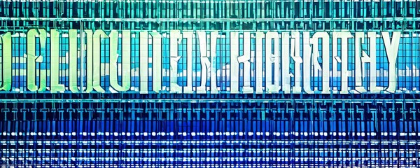 cyber technology mosaic wallpaper illustration