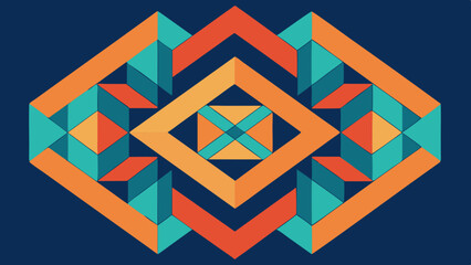  Geometric Pattern vector art illustration 