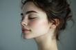 © MagnusCort - A close up of a girl's face with her eyes closed