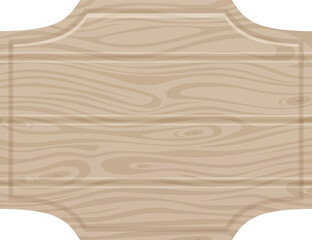 Wall Mural - wooden sign. empty plate template. vintage frame