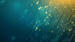 © Philipp - Teal and Yellow Minimalistic Technology Background