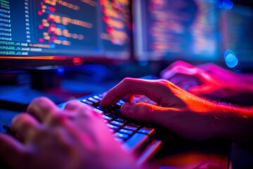 Computer Programmer Using Development Software