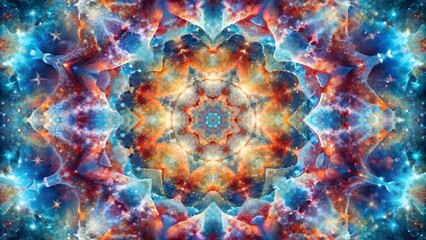 Wall Mural - Cosmic Kaleidoscope: A Symphony of Nebulae  AI Generated