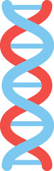 Wall Mural - Dna spiral icon. Microbiology symbol. Genome research