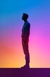© Atmospheric stock - Man in Dramatic Lighting 2