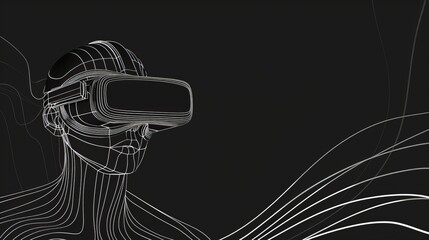 VR Headset Illustration 1