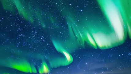 Wall Mural - a shimmering veil of teal and ayst shrouds the stars beckoning you to get lost in the mystical auror