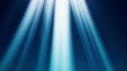 Wall Mural - a celestial spectacle unfolds as a symphony of beams rains down from the sky lighting up the darknes