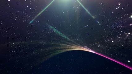 Wall Mural - A symphony of sparkling stars each one a unique melody in the grand symphony of the universe.