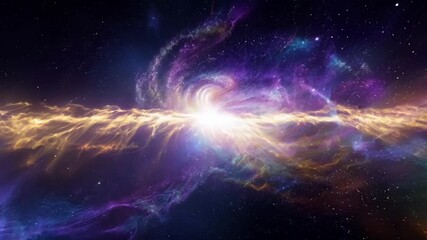 Wall Mural - the cosmic winds carry the scents and sounds of faroff galaxies igniting our senses on this interste
