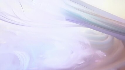 Wall Mural - swirling veils of opalescent mist swirling in an ethereal realm.