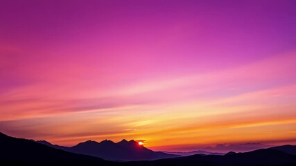 Wall Mural - the sky was a swirling masterpiece with hues of pink purple and gold blending together in a mesmeriz