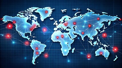 Wall Mural - the digital map: a visual representation of ethical hacking techniques in system vulnerability ident