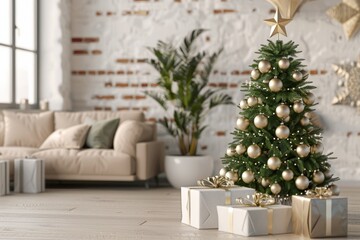 Minimalist Christmas Tree Decor 6