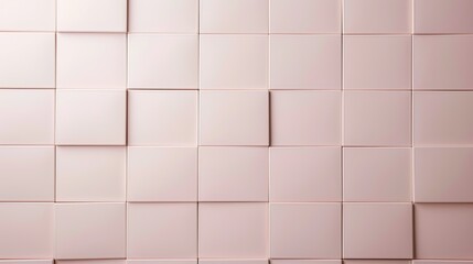 Wall Mural - Elegant Light Grid Pattern in Soft Beige: Modern Minimalist Background