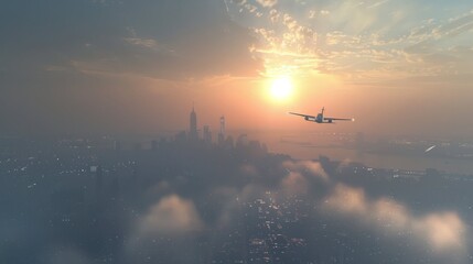 Wall Mural - Sunset Soar 2