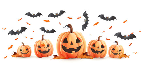 Wall Mural - Beautiful halloween themed background