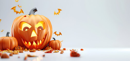 Sticker - Beautiful halloween themed background