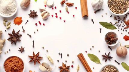 Wall Mural - Assorted Spices and Herbs 5