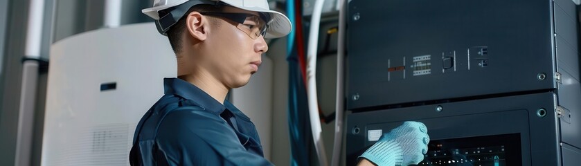 Solar inverter and control panel maintenance