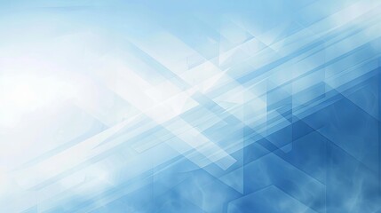 Corporate Sky Blue PowerPoint Template with White Gradient, Raw Style for Business Presentations