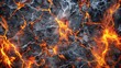 © Kukar Studio - Captivating charcoal marble textures with fiery accents for creative applications, marble, textures, fiery