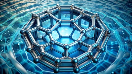 Poster - The Heart of the Reactor: A Close-Up of the Hexagonal Fuel Assembly in a Water-Water Energetic Reactor  Generative AI