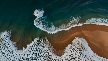 Wall Mural - Drone Wave Generative AI