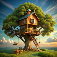 Natural Tree House