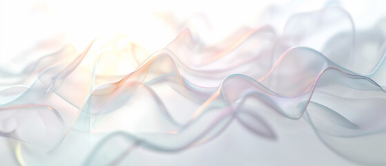 Wall Mural - abstract photograph of a white and blue background with a blurry image