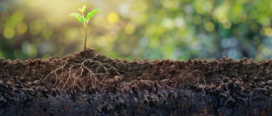 Wall Mural - The concept of World Soil Day 