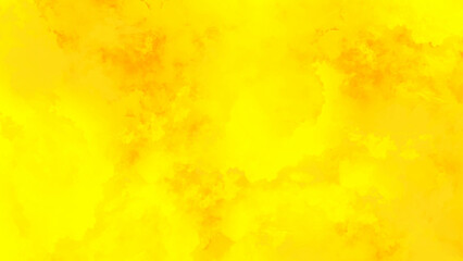 Wall Mural - Yellow or orange watercolor background texture with grunge effect. Abstract yellow and orange watercolor paper textured illustration.