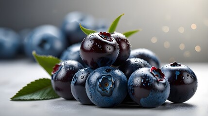 Wall Mural - blueberry fruit 