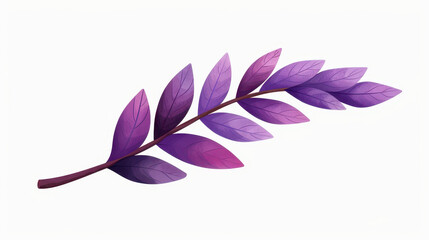 Wall Mural - Delicate lavender plant, beautifully illustrated in watercolor, brings calming vibes to any space with its vibrant yet soothing hues.