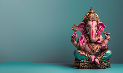 Ganesh Chaturthi copy space background