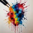 © Jimmy - Ink colourful drawing